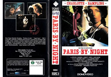 paris by night 1989 on domovideo italy vhs videotape