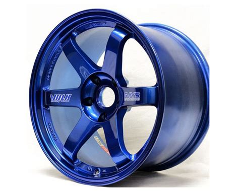 volk racing tesl limited edition hyper blue wheel   mm