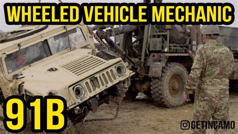wheeled vehicle mechanic  army youtube