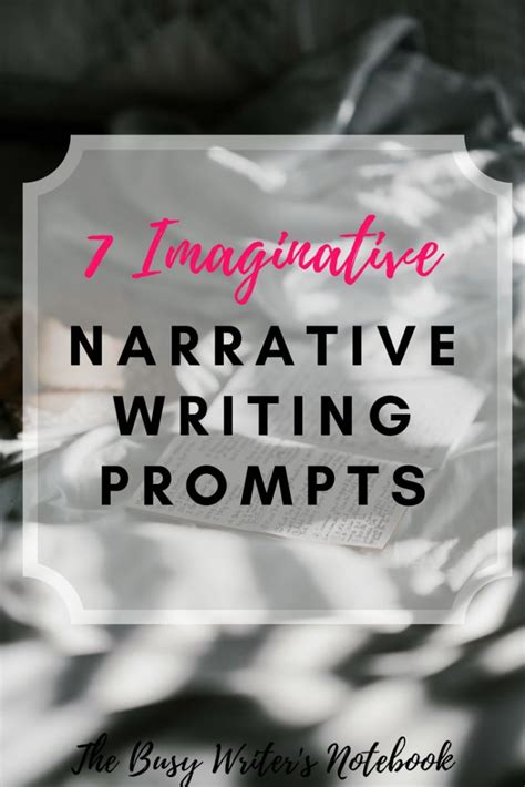 imaginative narrative writing prompts  create  perfect story