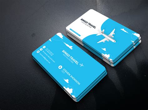 travel agency business card design  md sahjahan rabi  dribbble