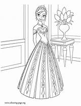 Coloring Frozen Anna Pages Elsa Halloween Disney Printable Color Printables Sheets Kids Print Sheet Birthday Movie Characters Princess Drawing Da sketch template