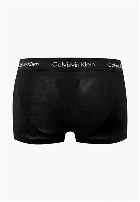 Трусы 3 шт Calvin Klein Underwear Low Rise Trunk цвет черный