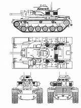 M60 Tank sketch template
