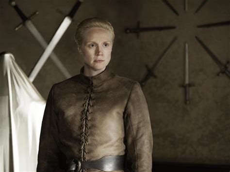 Game Of Thrones Season 4 Finale Gwendoline Christie Left Really Badly