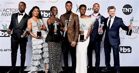 sag awards give top honor to black panther with best ensemble win