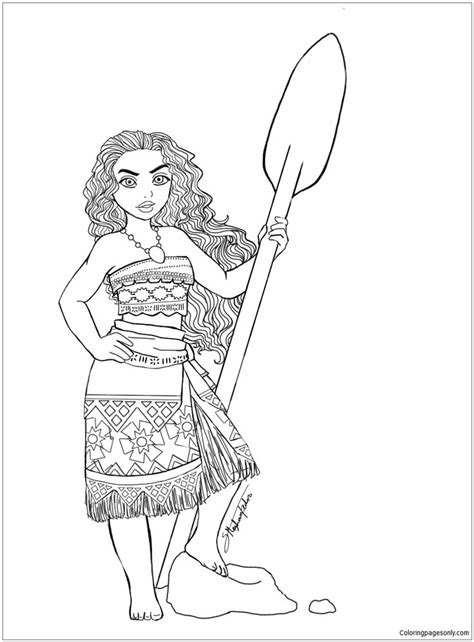 moana coloring pages images  pinterest