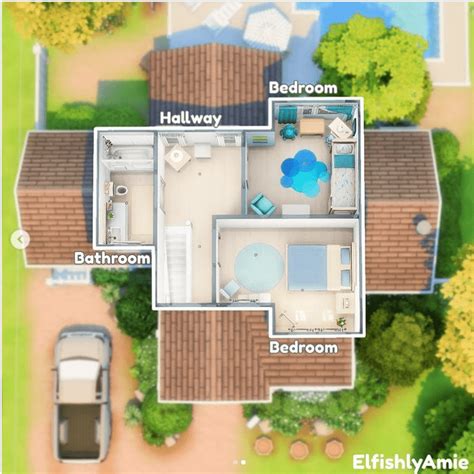list  easy house blueprints   sims
