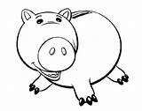 Piggy Toy Bank Story Coloring Pages Pig Clipart Fat Print Clip Color Printable Getcolorings Library Size sketch template
