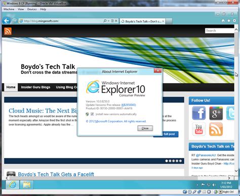 windows  comsumer preview boydos tech talk