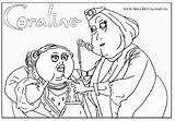 Coraline Coloring Pages Printable Kids Print Colouring Clipart Colorine 2701 Burton Tim Related Coloringhome Library Books sketch template