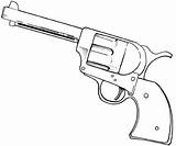 Coloring Gun Colt Pages Pistol Cowboy Guns Drawings Para Pistolas Colorear Tattoo Dibujos Drawing Outline Dibujo Army Revolver Gif Rifle sketch template