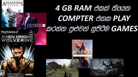 Top 10 Games To Play For 4gb Ram Pc Youtube