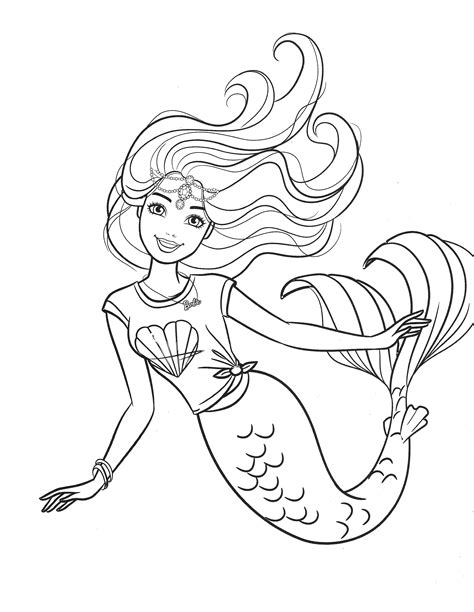 mermaid printable