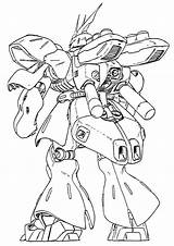 Gundam Lineart sketch template