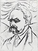 Nietzsche 1906 Friedrich Portrait Munch Edvard sketch template