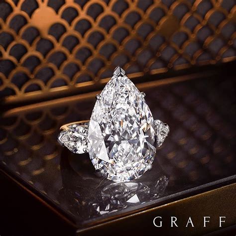 graff diamonds perfect elegance  elongated pear shape diamond