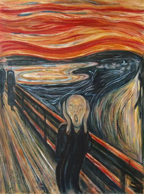 Obraz Olejny Krzyczeć Przez Edvard Munch Słynny Obraz Olejny Na
