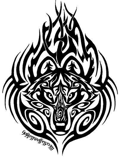 Tribal Wolf Tattoo Designs Cross Knot Inkcraft Tattoo Supplies