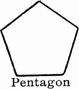 Pentagon Shape Clipart Large Sides Shapes Straight Cliparts Sided Polygon Five Polygons Clip Edu Etc Small Dimensional Library Triangles Medium sketch template