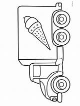 Ice Cream Truck Colouring Coloring Pages Coloringpage Ca Creams Colour Check Category sketch template