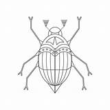 June Bug Cartoon Illustration Vector Coloring Children Book May Illustrations Beetl Beetle Stock Bugs Clip Chafer sketch template