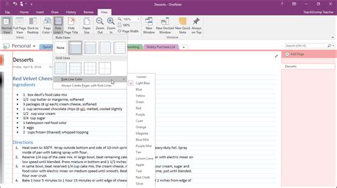 onenote  tutorial examples  forms
