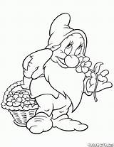 Colorat Bashful Colorare Zwerge Malvorlagen Alba Zapada Gnome Dwarfs Schneewittchen Pudique Brontolo Nains Sieben Enanitos Coloriage Blancanieves Colorkid Planse Biancaneve sketch template