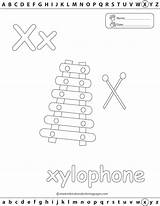 Coloring Pages Abc Xylophone Fun Educationalcoloringpages sketch template