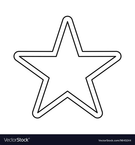 star outline svg
