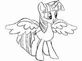 Coloring Pony Twilight Alicorn Little Pages Sparkle Princess Mlp Sketch Wings Color Cute Friends Queen Print Printable Chrysalis Unicorn Getcolorings sketch template