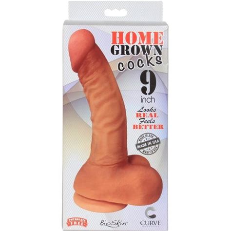 Home Grown Bioskin Cock Vanilla 9 Sex Toys At Adult