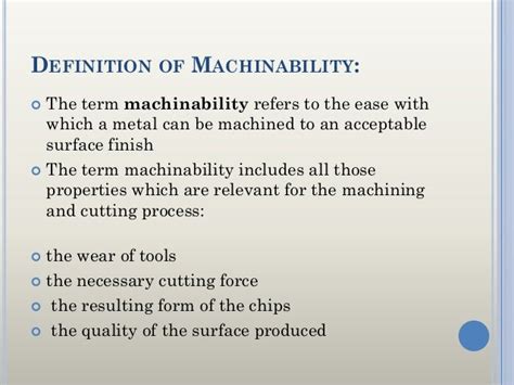 machinability  aluminium alloys