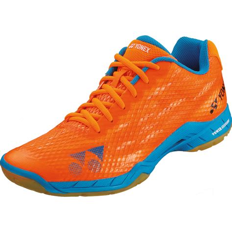 yonex mens aerus badminton shoes orange tennisnutscom