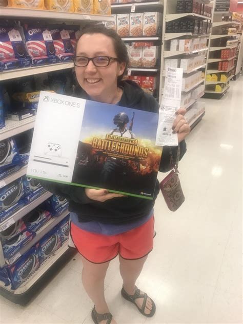 My Wife Who I Have Sex With Regularly Holding A Brand New Console