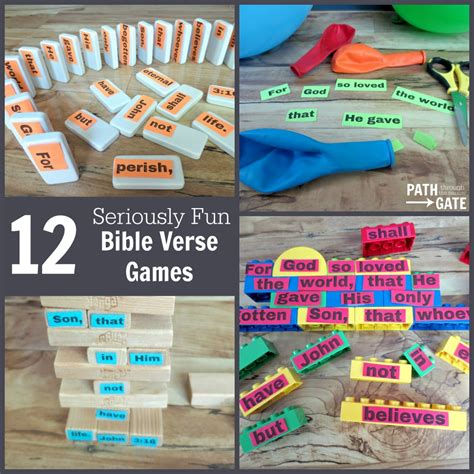 fun memory verse bible games