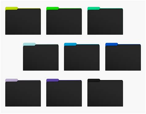 cool icon png folder icons cool desktop folder icons black
