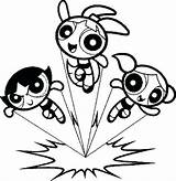 Powerpuff Girls Bubbles Pages Coloring Getcolorings sketch template