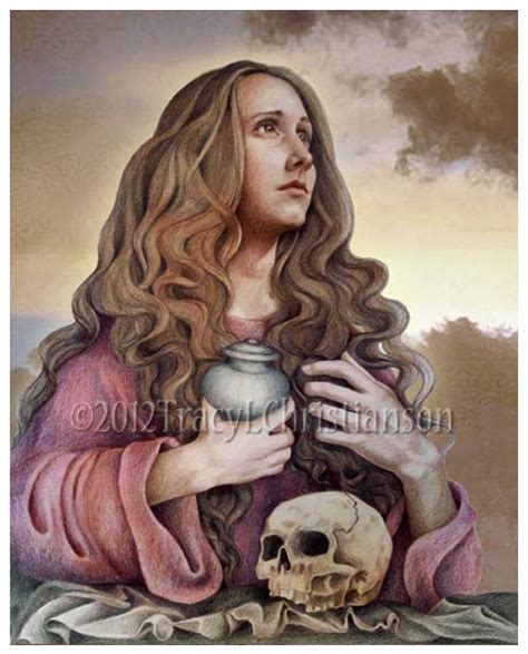 St Mary Magdalene 8x10 Print Catholic Art Patron Saint