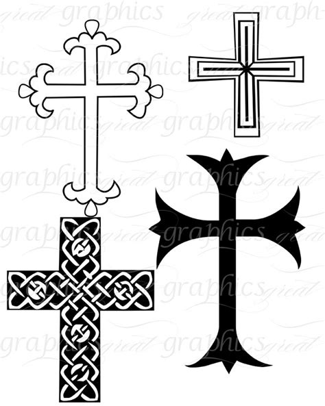 christian cross template printable