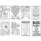 Coloring Pages Mini Books Adult Book Printable Colouring Adults Sheets Little Diy Christmas Holiday Themes Choose Board sketch template