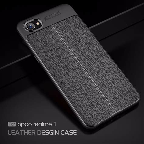 byheyang  oppo realme  case oppo realme  cover leather texture
