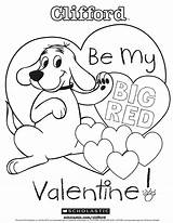 Coloring Clifford Pages Valentine Big Red Dog Sunday School Printable Pdf Getcolorings Getdrawings Sheet Bus Drawing Puppy Colorings sketch template