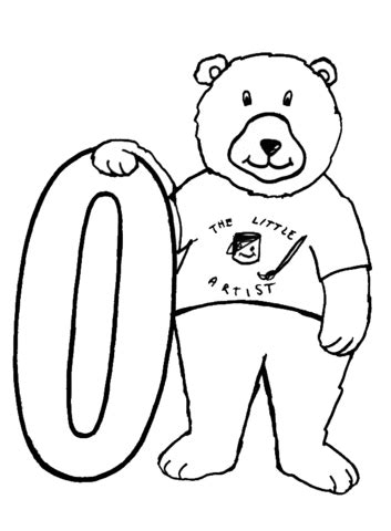 number  coloring page supercoloringcom