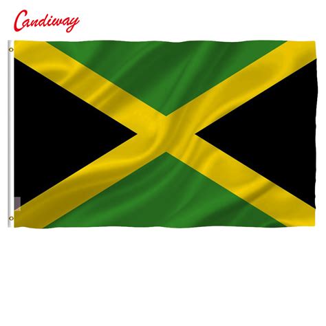 buy 90 x 150cm jamaica national flag hanging flag