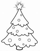 Tree Christmas Coloring Pages Blank Trees Snowy Printable Template Outline Color Print Size Comments Printablee Coloringhome sketch template