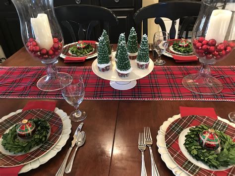 create  christmas tablescapes feathering  empty nest