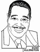 Coloring Pages History Duke Month Ellington African Famous American Malcolm Basketball Getcolorings Printable Color Sheets Rocks Print sketch template
