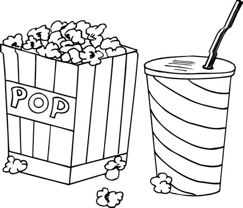 popcorn kernel drawing  getdrawings