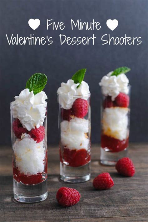 light valentine s day dessert shooters recipe dessert shooters valentine desserts desserts